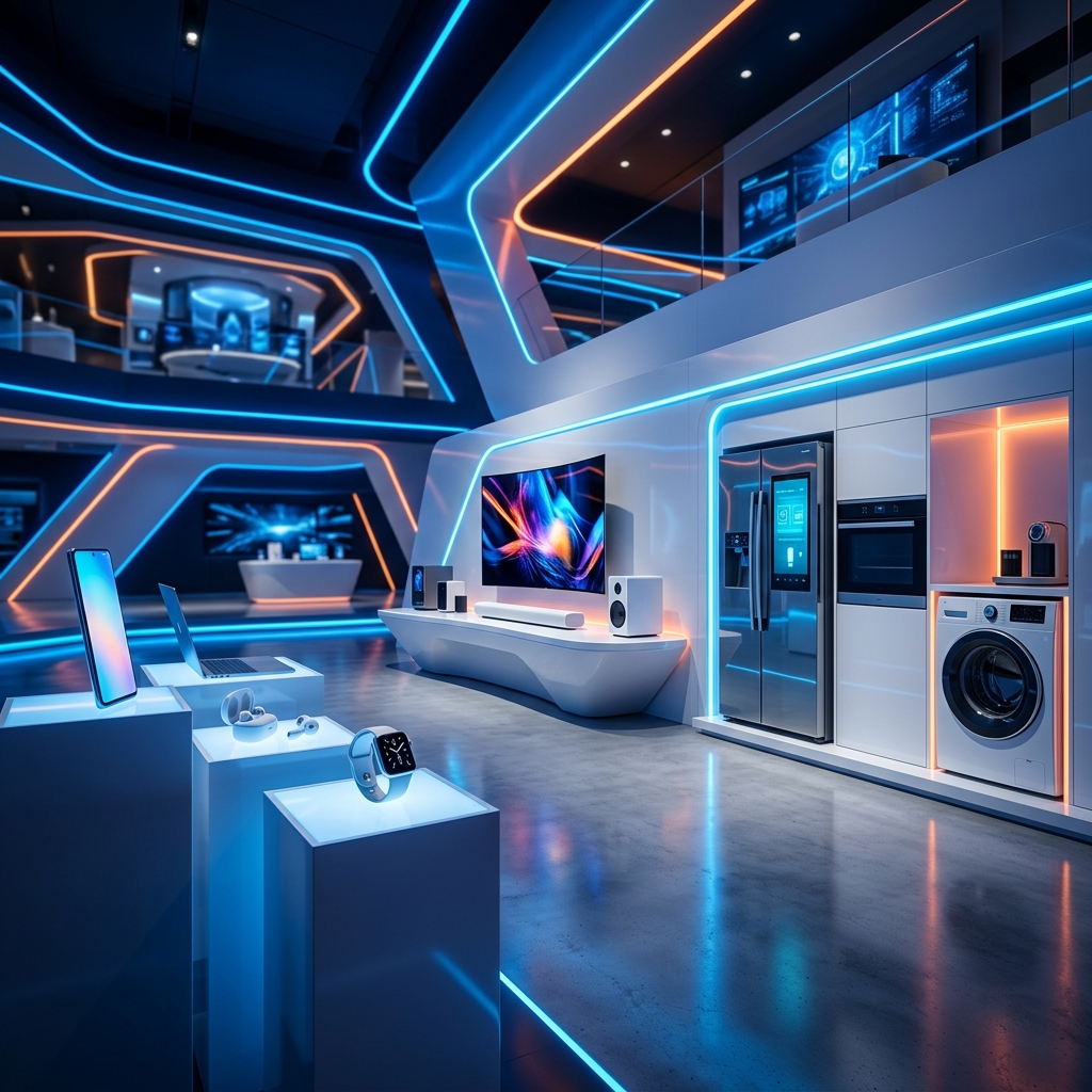 VoltEdge electronics showroom concept